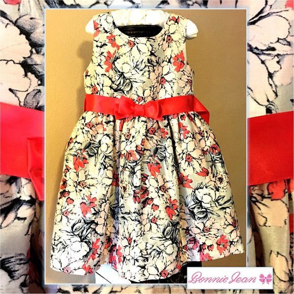 Bonnie Jean Other - BONNIE JEAN Girls Floral Sleeveless Dress   Size 4